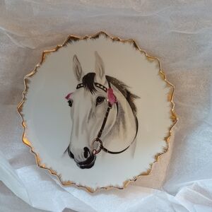 Vintage Horse Head Plate